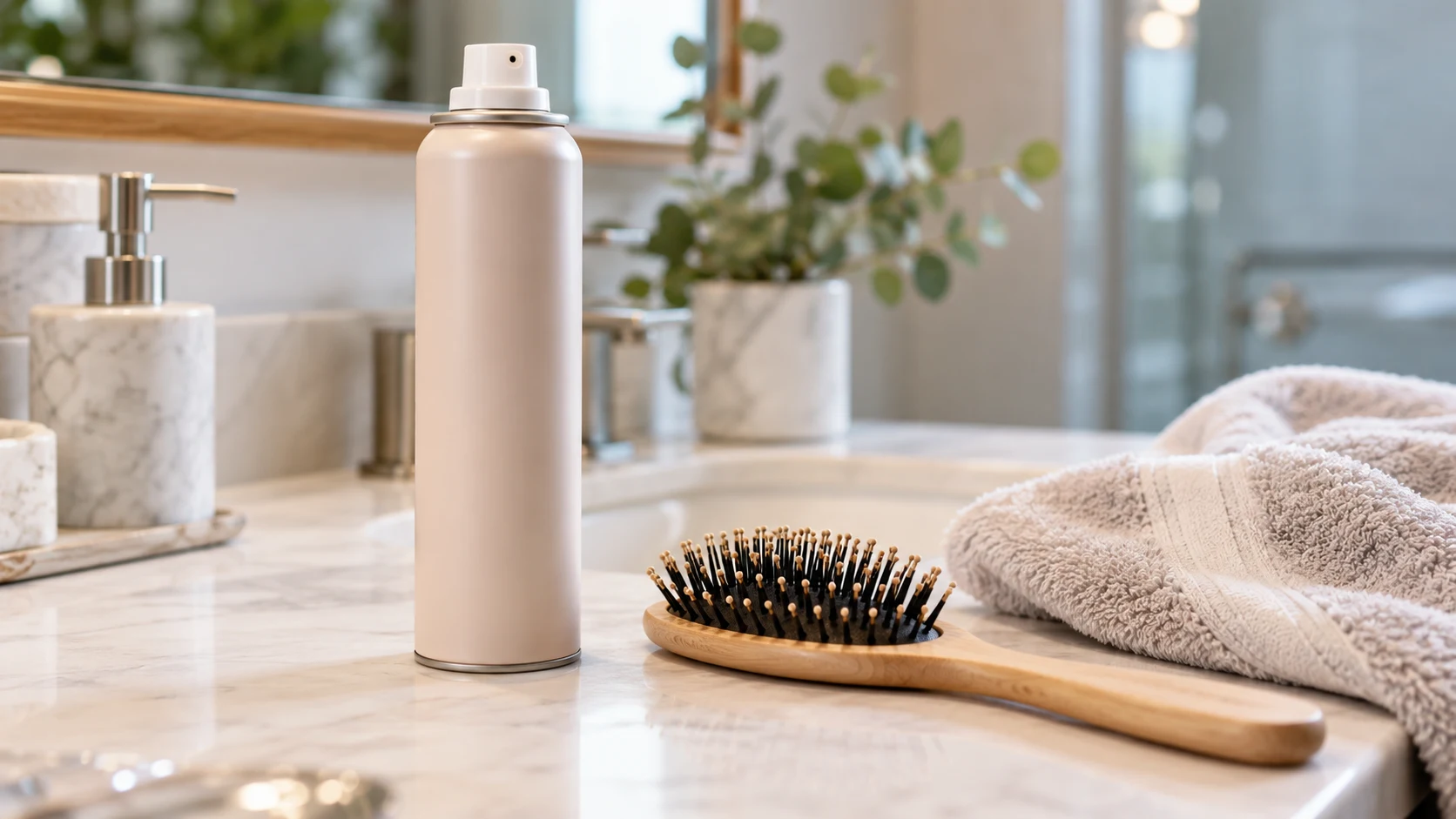Dry shampoo refreshes hair but does not replace washing