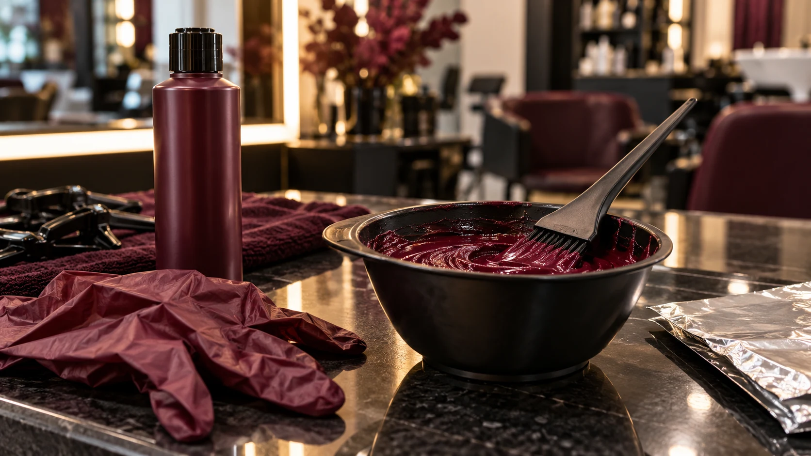 Home hair dye: preparation before opening the box